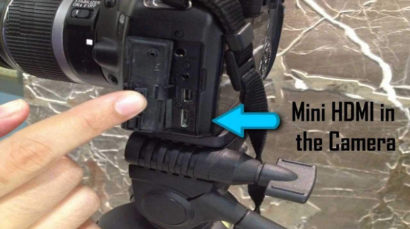 BRENDAZ Standard Mini HDMI to HDMI Cable for Canon EOS 5D Mark II, Mark III and EOS Rebel T7i 60D T6i T6 T6s T5 T5i DSLR Camera. (3-Feet) 3-Feet