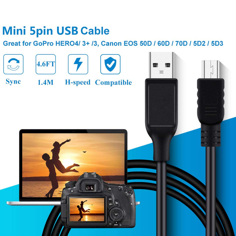 [AUSTRALIA] - NP-FV5 Plus Battery Charger and 3.7V 2000mAh NP-FV5 Plus Rechargeable Li-ion Battery, Camcorder Video Camera Travel Charger with 4.6-Feet Mini 5-pin USB Cable 