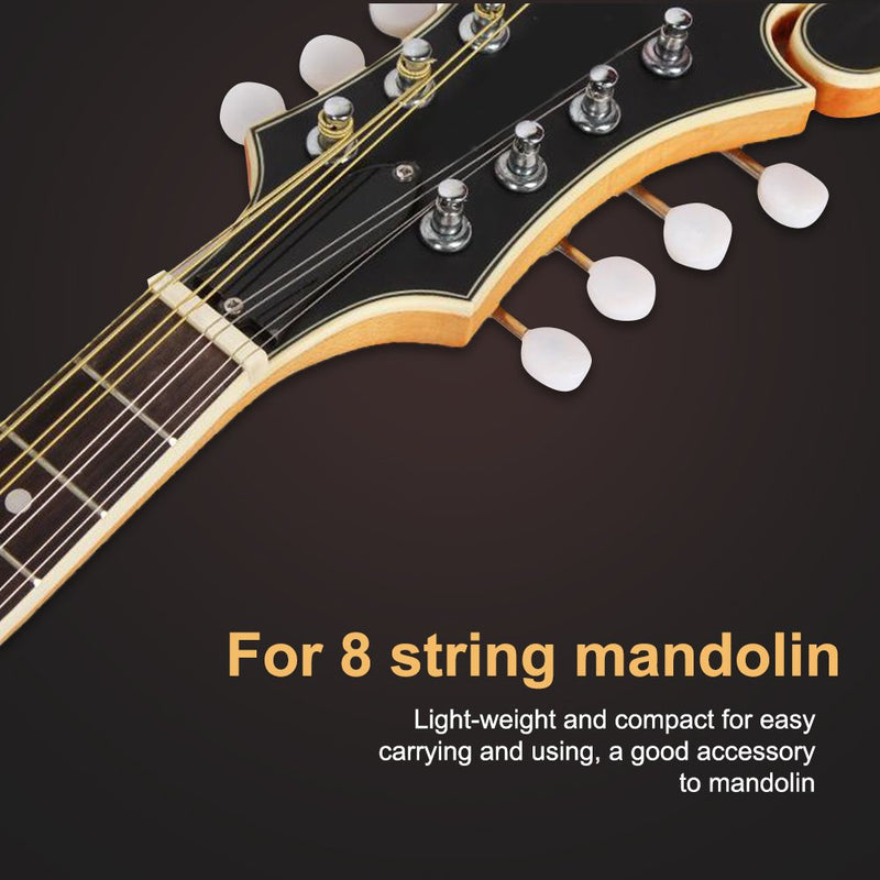 Alomejor Mandolin String Nut 8 String Mandolin Bone Slotted Nuts for Mandolin Parts Accessories