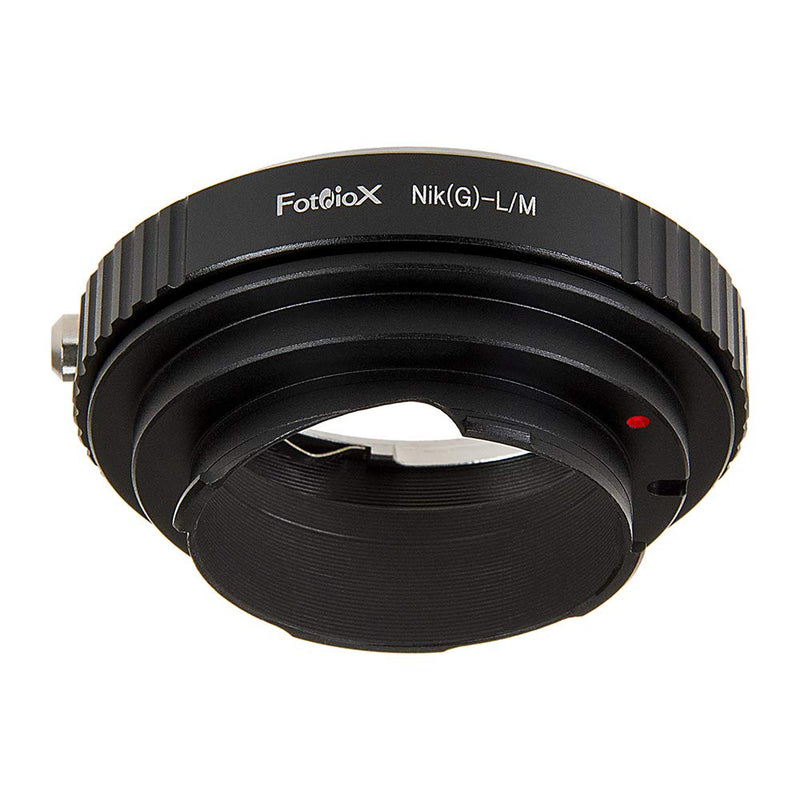 Fotodiox Lens Mount Adapter with Leica 6-Bit M-Coding - Nikon Nikkor F Mount G-Type D/SLR Lens to Leica M Mount Rangefinder Camera Body with Built-in Aperture Control Dial