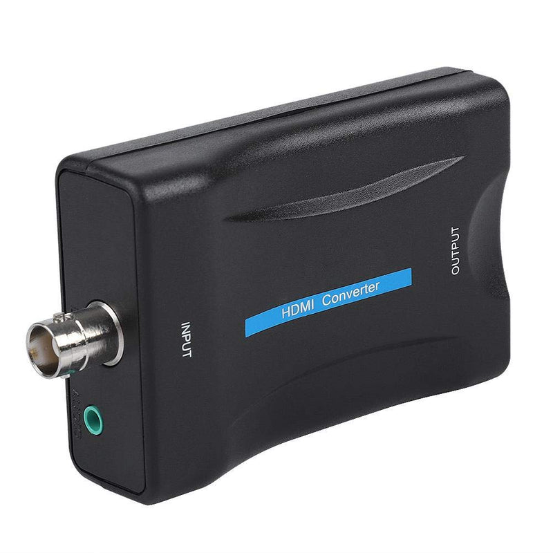 Zerone BNC to HDMI Converter Display HD 1080P/720P Video Adapter Surveillance Monitor for PS2, PS3, PSP, WII, XBOX360 (BNC Input Only Supports Analog Signals, Not Digital Signals)