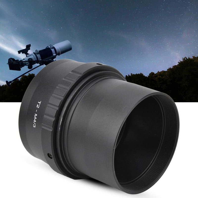 Vbestlife Telescope Adapter Ring, Metal T2-M43 Adapter Ring for 2inch T Mount Astronomical Telescope to for Olympus M43 Mount Mirrorless Camera