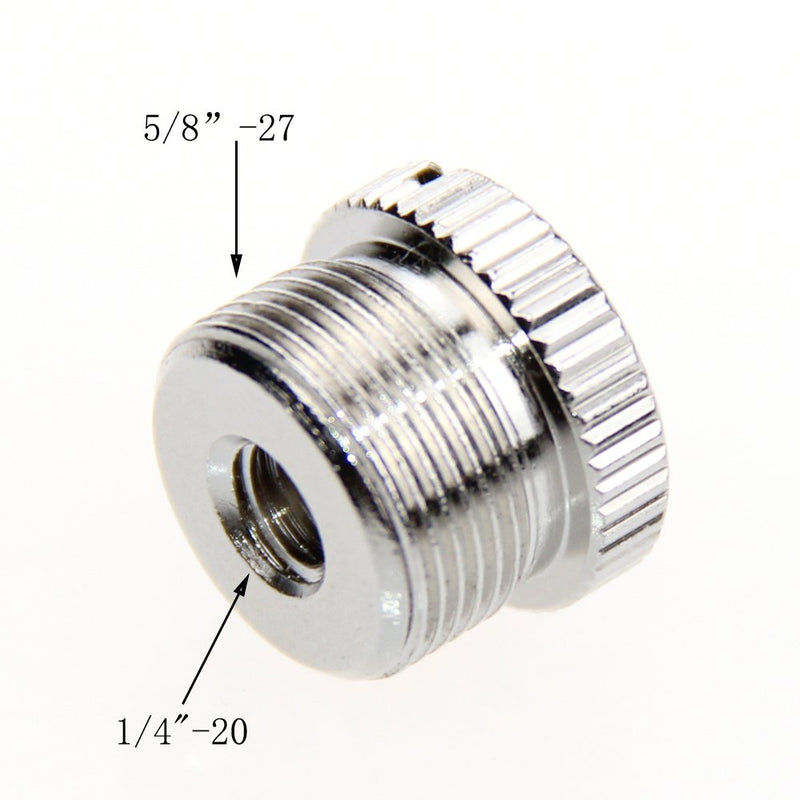 [AUSTRALIA] - CAMVATE 5/8-Inch Male to 1/4-Inch Female Mic Screw Adapter for Mic Microphone Stand 