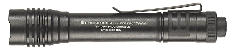 Streamlight 88049 ProTac 1AAA 70 Lumen Professional Tactical Flashlight with High/Low/Strobe use 1x AAA alkaline or 1x AAA Li-iON Batteries - 115 Lumens, Black Protac 1AAA, 70 Lumens Light