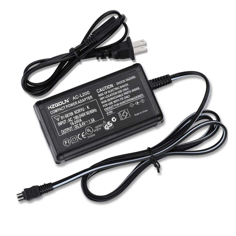 [AUSTRALIA] - AC-L200 Adapter Charger Compatible Sony Handycam Camcorder DCR-SX40,DCR-SX41,DCR-SX44,DCR-SX45,DCR-SX60,DCR-SX63,DCR-SX65,DCR-SX83,DCR-SX85,HDR-CX190,HDR-CX220,HDR-CX230,HDR-CX330,HDR-CX190,HDR-CX675 