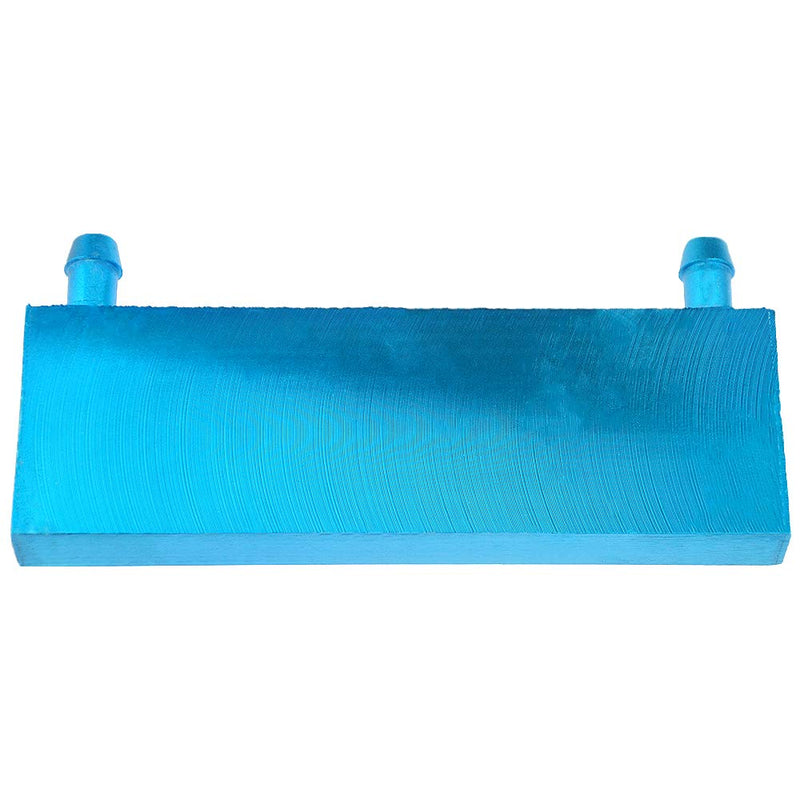 BXQINLENX Aluminum Water Cooling Block for CPU Graphics Radiator Heatsink 40x 120X12mm Blue