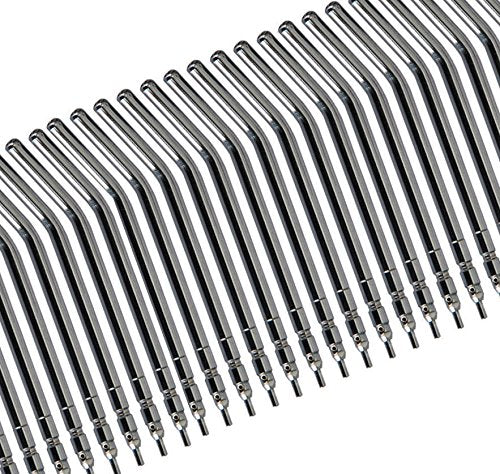 BoNew-Oral 50PCS Air Water Spray Syringe Autoclavable Metal Alloy Nozzles/Tips/Tubes