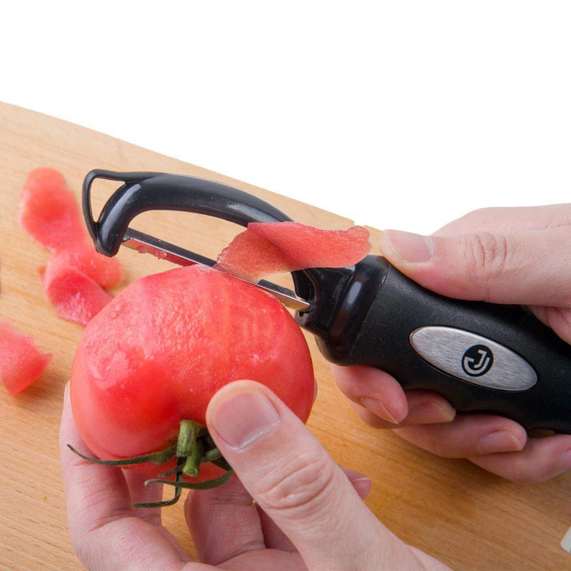 CJHFAMILY Swivel Vegetable Peeler - Stainless Steel Carrot Peeler Potato Peelers for Kitchen one