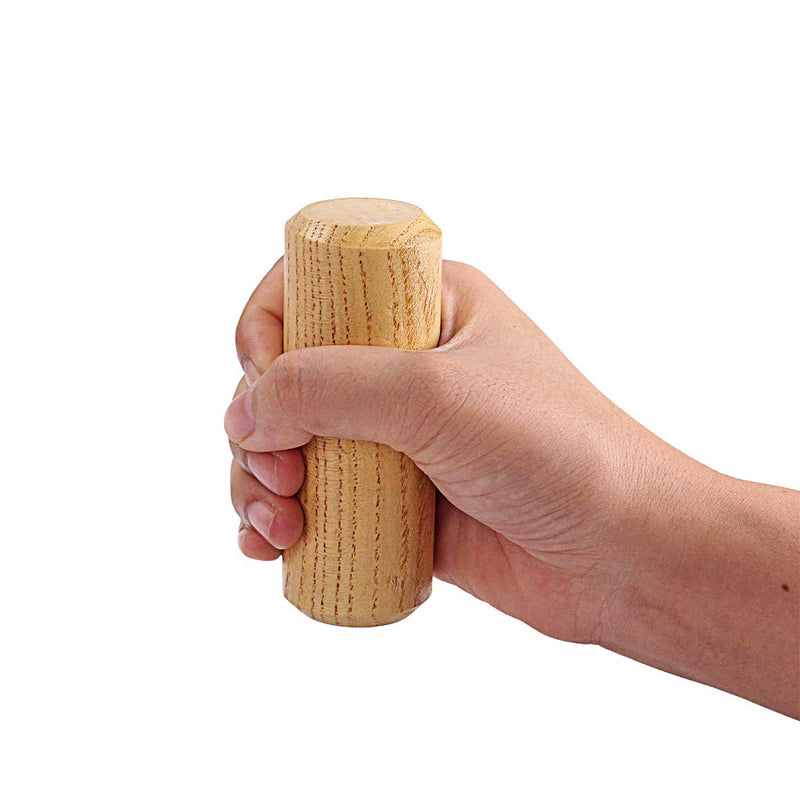 Alnicov Sand Hammer Percussion Instrument,Wooden Natural Rhythm Maracas,Suitable for the Performance of Kahun Drum Guitar Ukulele Banjo