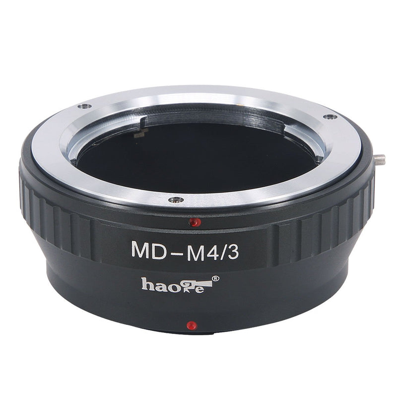 Haoge Manual Lens Mount Adapter for Minolta Rokkor MD MC Mount Lens to Olympus and Panasonic Micro Four Thirds MFT M4/3 M43 Mount Camera