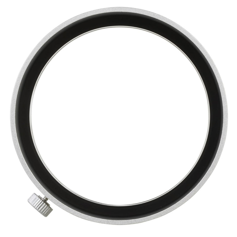 Haoge LH-W61F Metal Lens Hood Shade for Olympus M.ZUIKO Digital ED 75mm F1.8 Lens Replaces Olympus LH-61F Silver