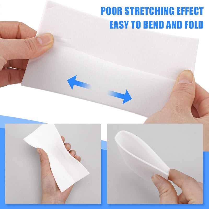 100 Pack Eraser Sheets Disposable Thin Cleaning Sponges Sheets Melamine Sponge Pads Home Eraser Wipes for Kitchen Shoe Furniture Bathroom Shower Cleaner