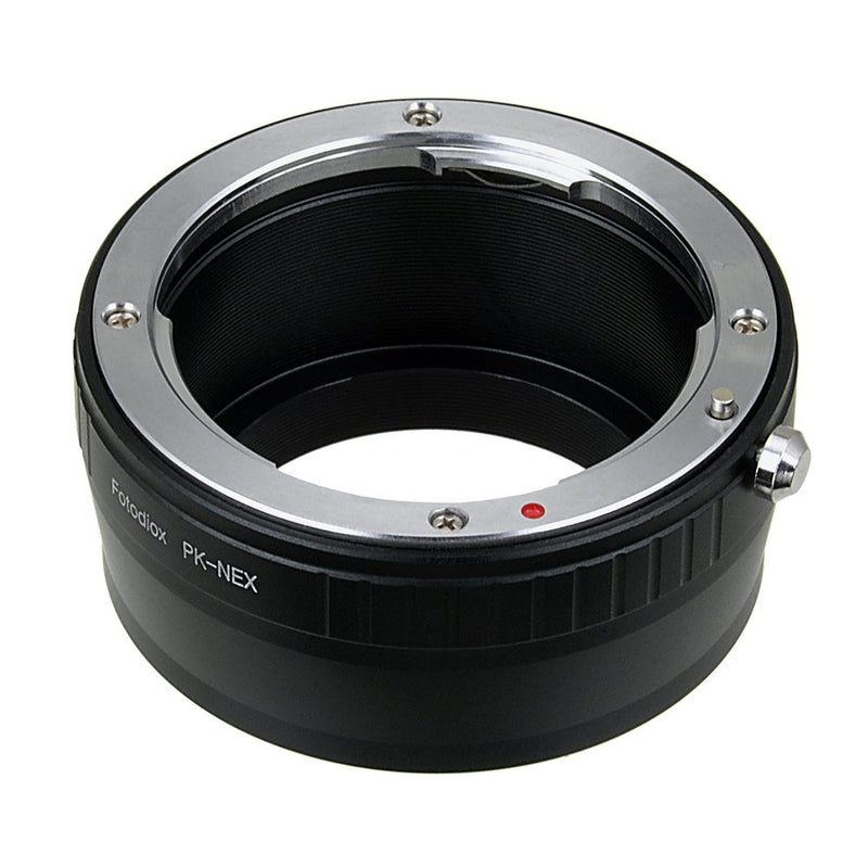 Fotodiox Lens Mount Adapter- PK-NEX, Pentax K/PK Lens to Sony Alpha Nex E-mount Camera Adapter, fit Sony NEX 3, Nex 5, NEX-VG10 Standard