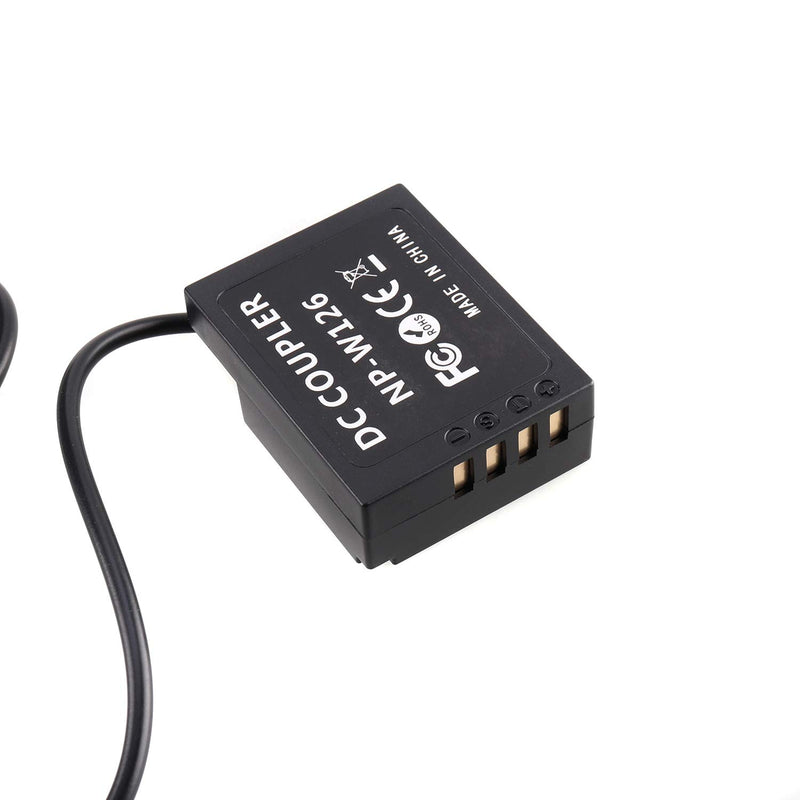 [AUSTRALIA] - Foto4easy NP-W126 Dummy Battery with 5V 2A Single USB Cable Adapter for Fuji Camera X-A1 X-A2 X-A3 X-E1 X-E2 X-M1 X-Pro X-T1 X-T2 X-T10 