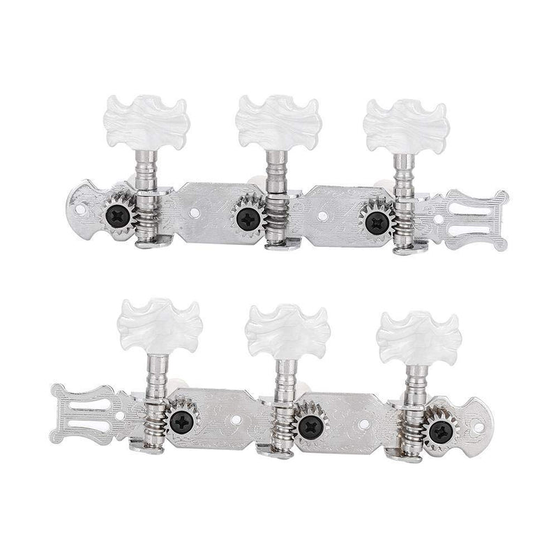 Classical Guitar String Tuning Peg Tuners Machine Heads Silver