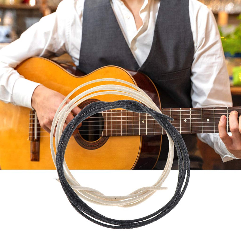 Alnicov 3.3 Feet Pre-tinned Guitar Wire 22awg -22ga Cloth-covered Push Back Vintage-style Guitar Wire