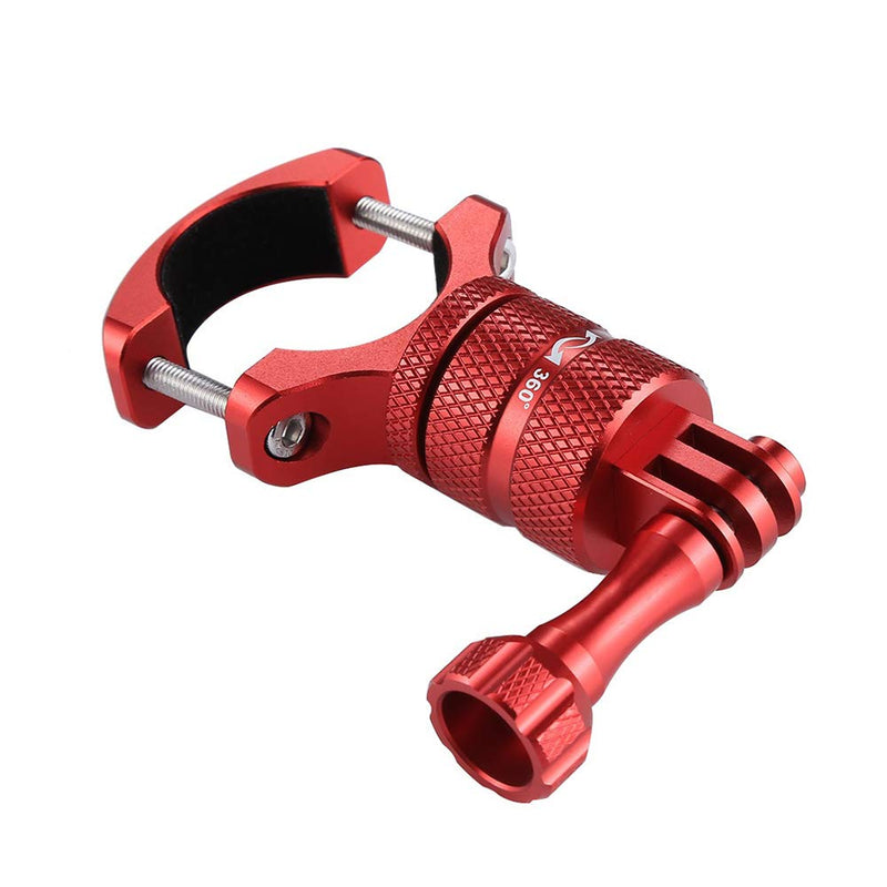 Handlebar Mount for GoPro, SLFC Bike Mount, 360° Rotation, Sturdy&Durable, Compatible with All GoPro Models, Great for Capture Your BMXing/Mountain Biking Escapades/Film a First-Person View (Red) Red