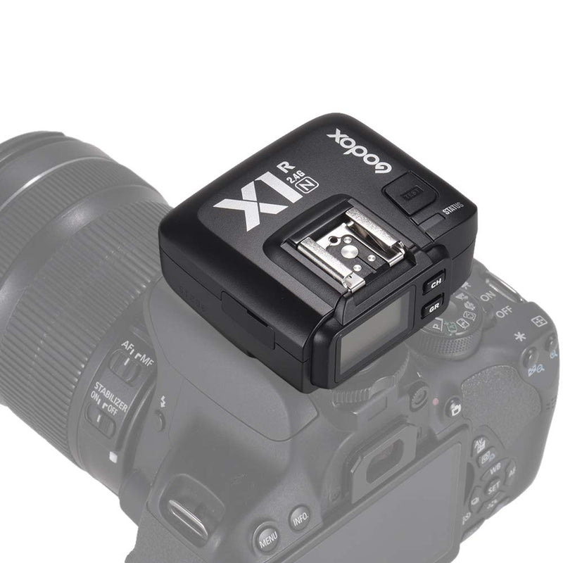 Godox X1R-N TTL 2.4G Wireless Flash Trigger Receiver for Nikon DSLR Camera for X1N Trigger
