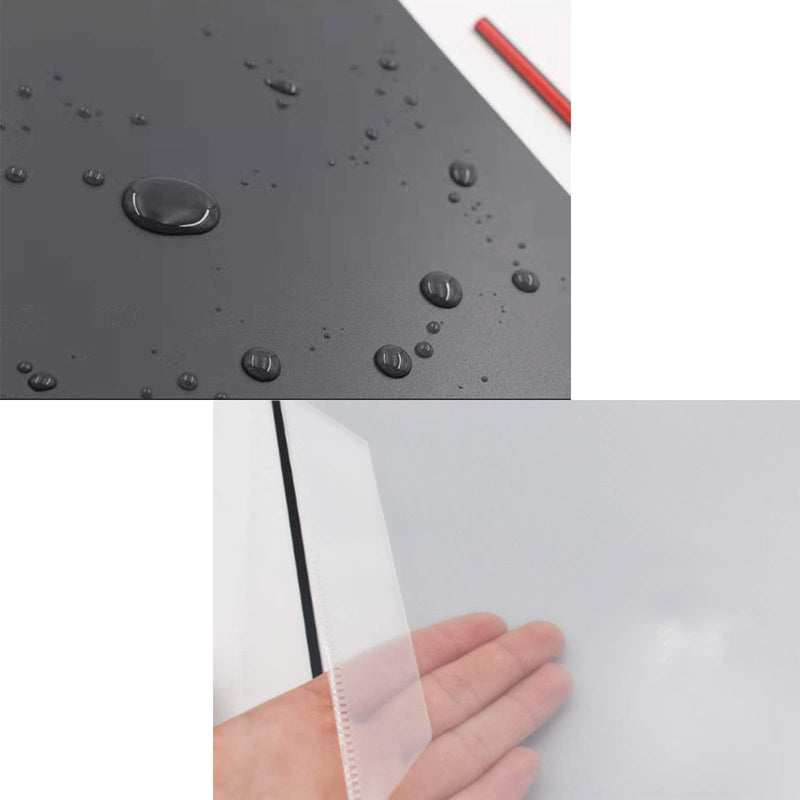 [AUSTRALIA] - Music Folder, Music Score Folder, Band Folder, writable, Spiral Binding, Double-Sided File A4 Size 20 Sleeves 40 Pockets. Also for Drawing, modifying Files and Storing Files (Black) 