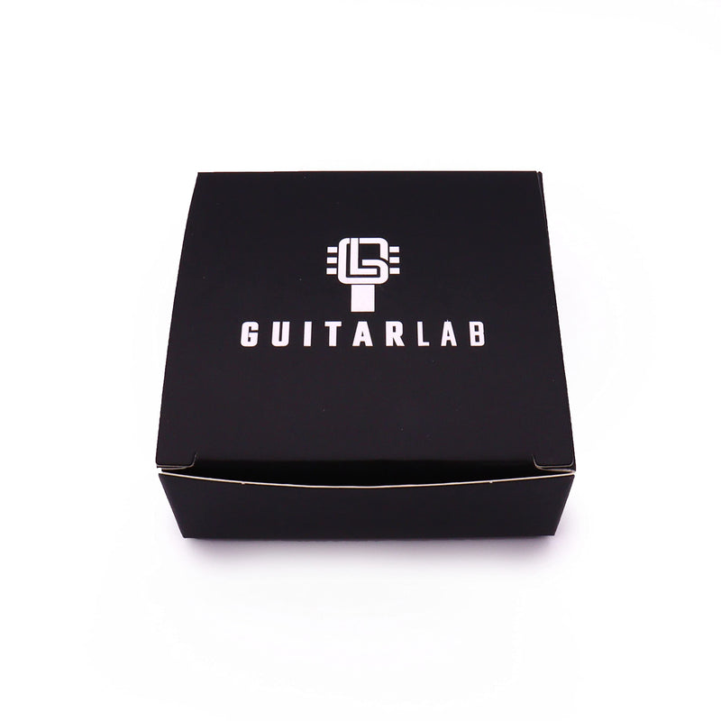 Guitar Pick Gift Tin by Guitar Lab | Guitar Accessories | Celluloid plectrums for electric, acoustic, bass guitar or ukulele | 18pcs. 0.46mm, 0.71mm and 0.96mm