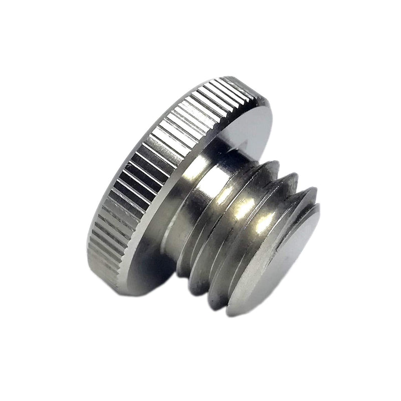 5/8"-11 Male to 1/4"-20 Female Threaded Screw Adapter for Tripod Laser Level Adapter (Stainless Steel) Stainless steel