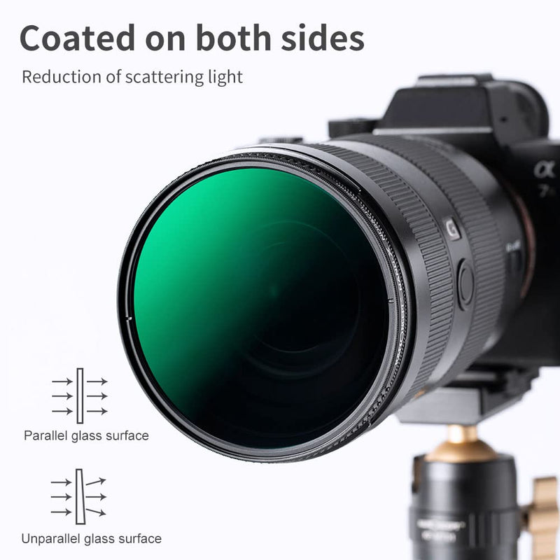 K&F Concept 77mm ND8 Lens Filter and CPL Circular Polarizing Filter 2 in 1 for Camera Lens with 28 Multi-Layer Coatings, Hydrophobic, Scratch Resistant