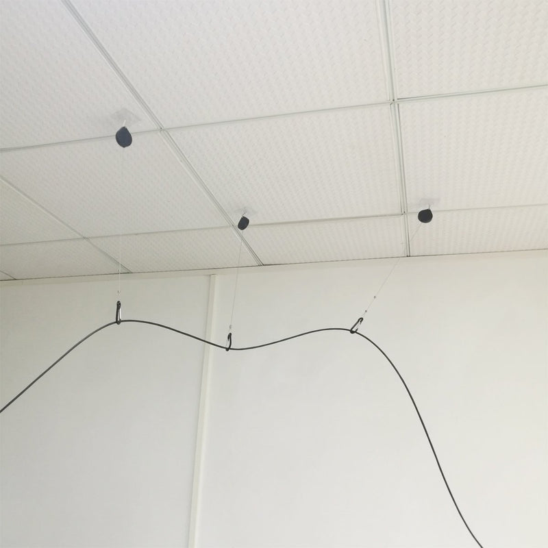 (6 Packs) Orzero Lanyards and Adhesive Hooks for HTC Vive, Oculus Rift S,Sony Playstation VR Virtual Reality Headset or Other Wired VR Games No More Cable Worries with VR Cable Management