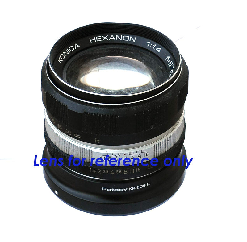 Fotasy Konica AR Lens to Canon RF Mount Metal Adapter, KR Lens EOS R Adapter Ring, Konica AR EOS RP Adapter, fits Konica AR Lense & Canon EOS R Mirrorless Camera EOS R/RP/Ra / R5 / R6 Konica AR- EOS R