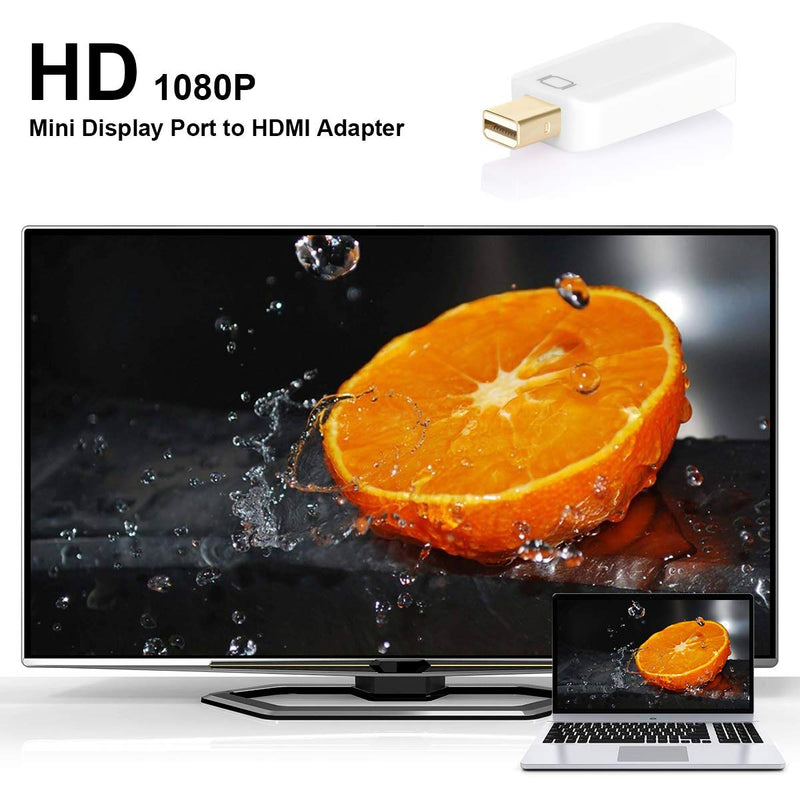 FREEGENE Mini DisplayPort to HDMI Adapter 1080p Mini Dp to HDMI Converter for MacBook Air Pro