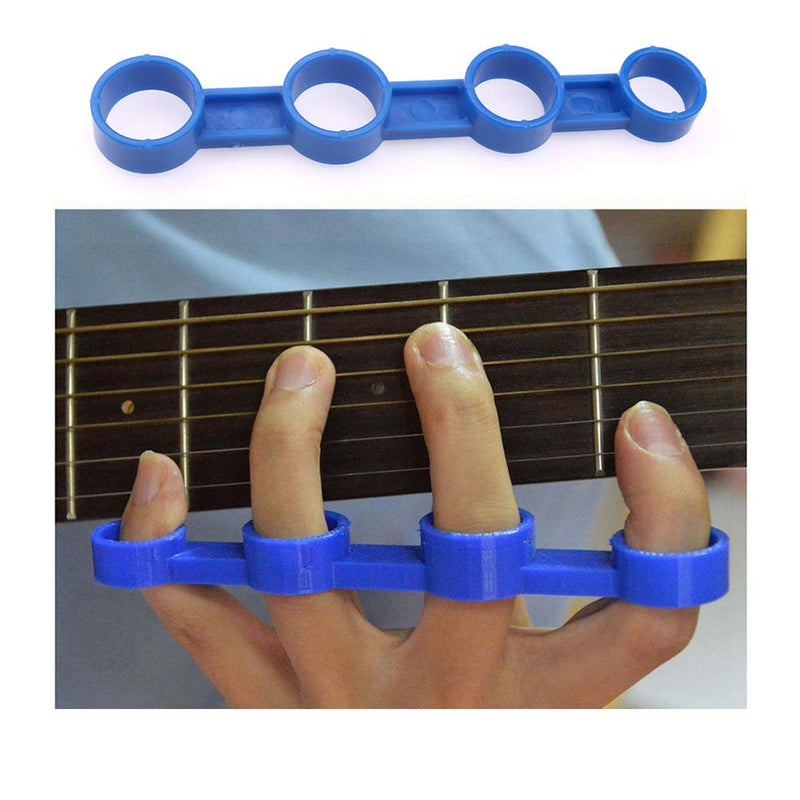Healifty Finger Expansion Sleeves Guitar Trainer Tool for Ukulele Piano Beginner 2pcs