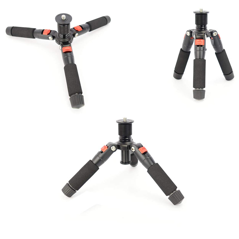 Koolehaoda Travel Portable Mini Tripod Compact Desktop Macro Mini Tripod with Ball Head.(K521-mini Tripod)