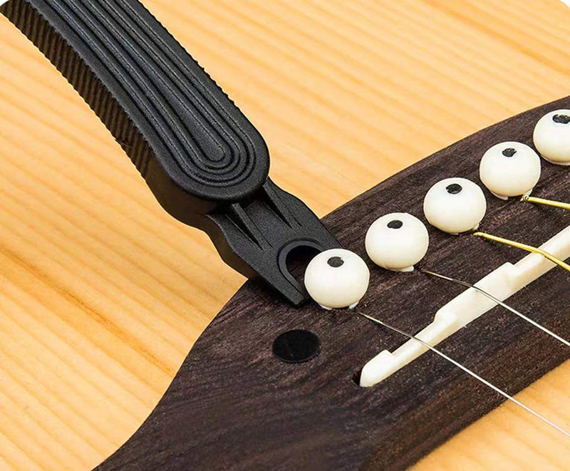 Guitar String Winder Cutter and Bridge Pin Puller 3 in 1 Guitar Tool For Repairing Restringing