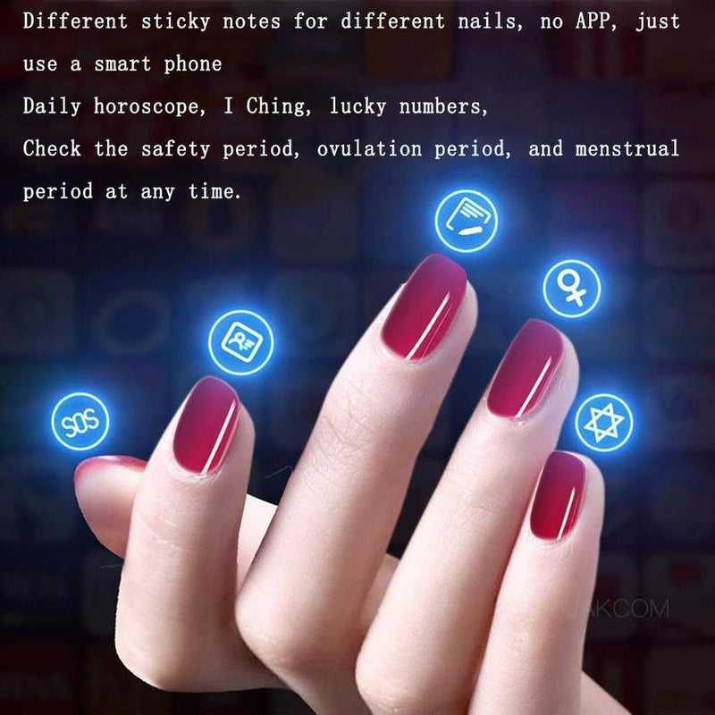 N3 Smart Nail Chip Wireless Sensor Nail Chip for NFC Electronics Touching NFC Sensing Area for Phone Android Smartphone