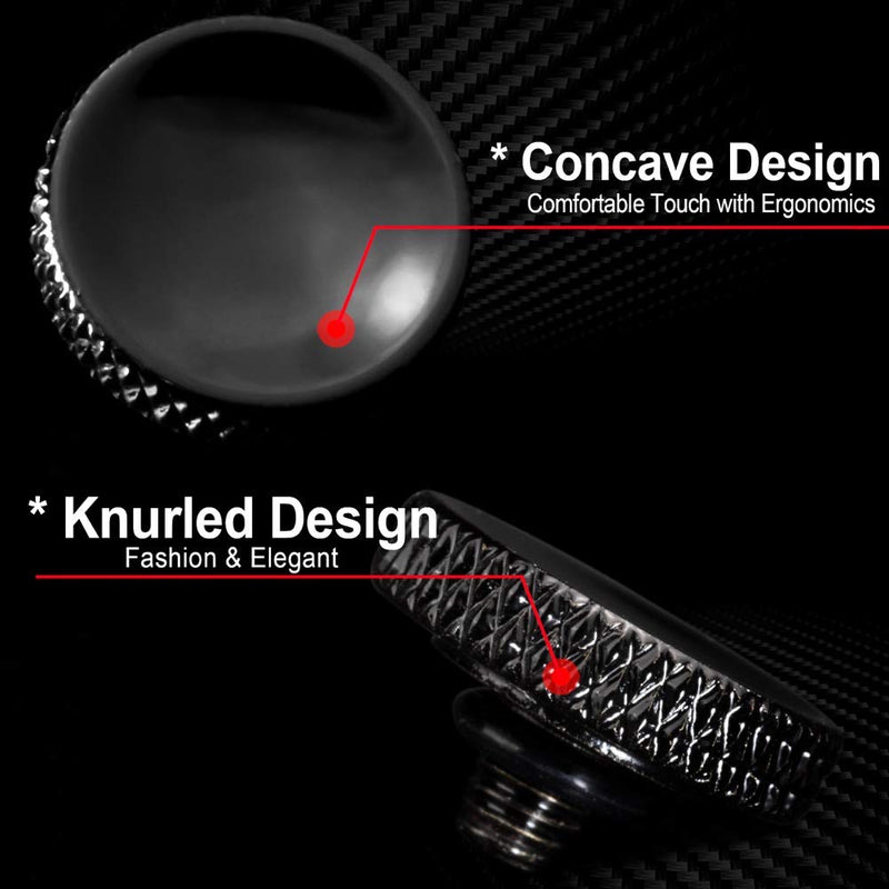 Camera Shutter Button (2 Pack/Black) Upscale and Delicate Soft Shutter Release Button Black