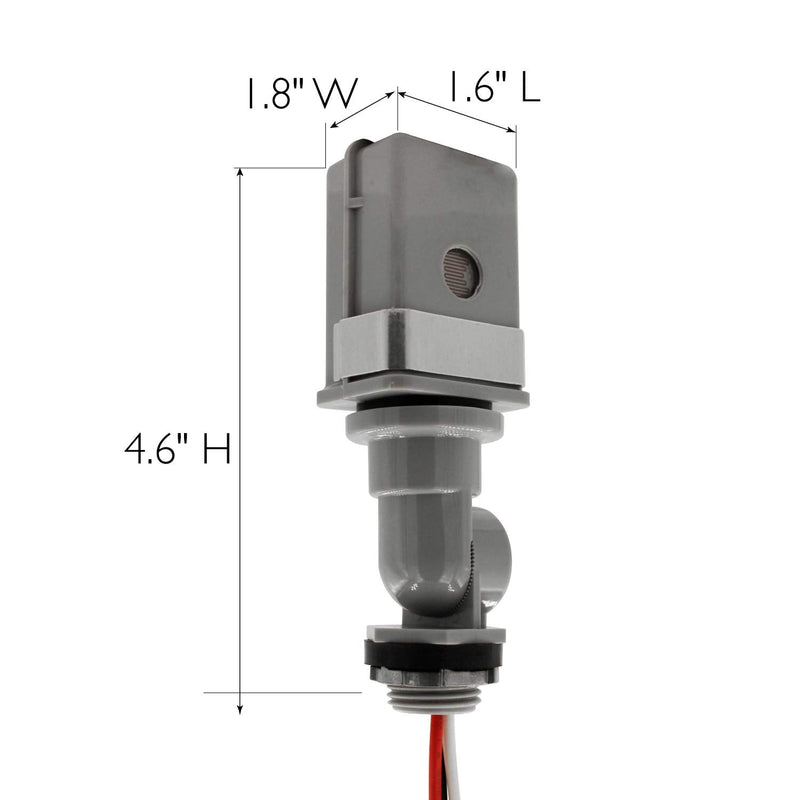 Design House 588087 Swivel Mount 120-Volt Outdoor Photocontrol, Commercial/Residential Use, Dusk to Dawn Sensor