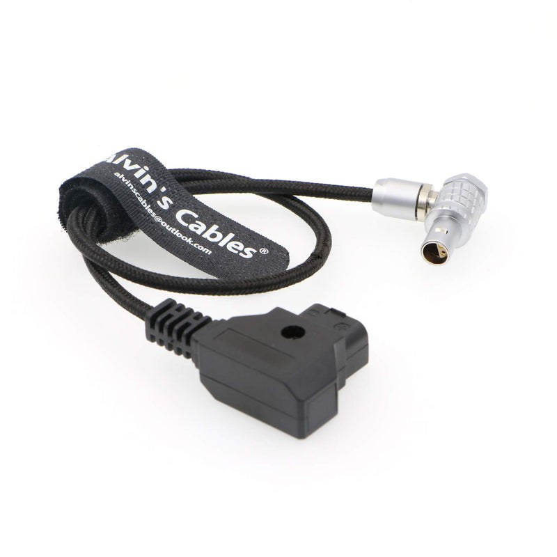 Alvin's Cables Z CAM E2 Camera Right Angle Power Cable Flexible 90 Degrees 4 Pin to D Tap