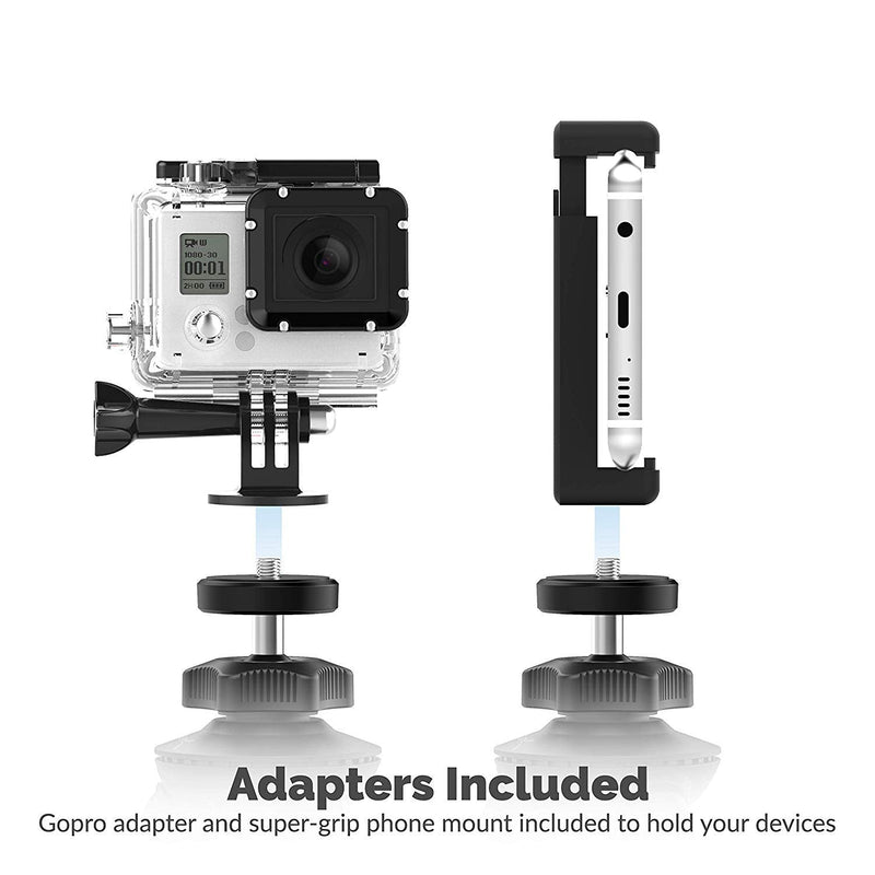 SABRENT Universal Flexible with Ball Head Bundle for Standard Tripod Mount (TP-FLTP-TBHD)