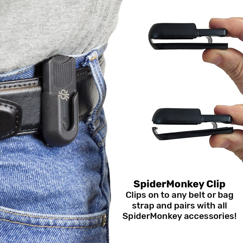 [AUSTRALIA] - Spider Holster - SpiderMonkey Large Rain Cover - Self Locking Belt Accessory Clip with self-contained Waterproof Cover to Protect Your Gear from The Elements! 