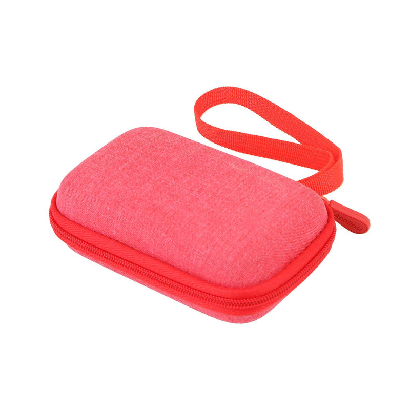 Aenllosi Hard Carrying Case Compatible with WD 1TB 2TB 500GB My Passport SSD External Portable Drive (red) red