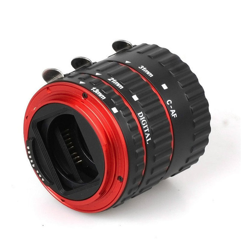 INSEESI Macro Lens Extension Tube with Lens Body and Rear Cap for Canon EOS EF Canon1D 1Ds Series 7D 5D 5DMarkII 5DMark III etc Lens former version