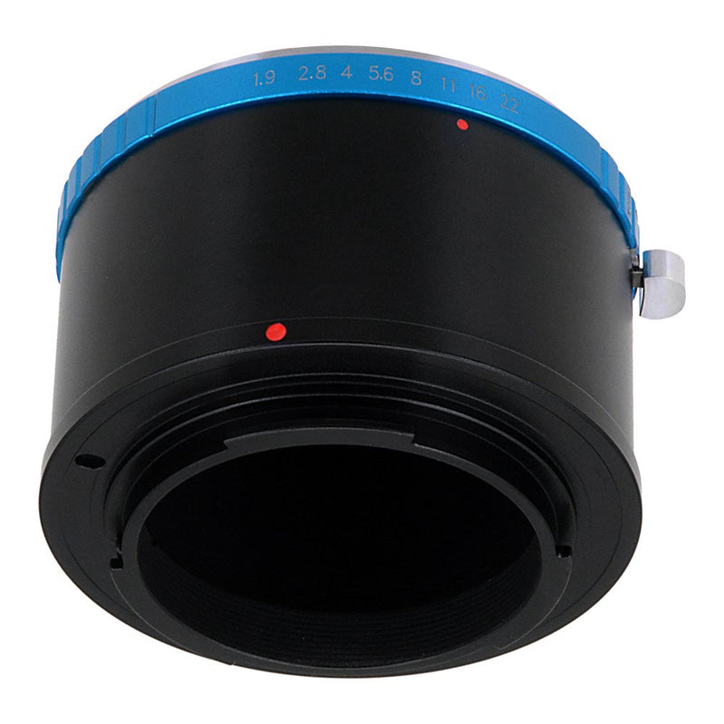 Fotodiox Pro Lens Mount Adapter with Aperture Control Ring - Deckel-Bayonett (Deckel Bayonet DKL) Mount Lenses to Canon EOS M (EF-m Mount) Camera Bodies; fits EOS M, M2 Digital Mirrorless Camera Contax/Yashica