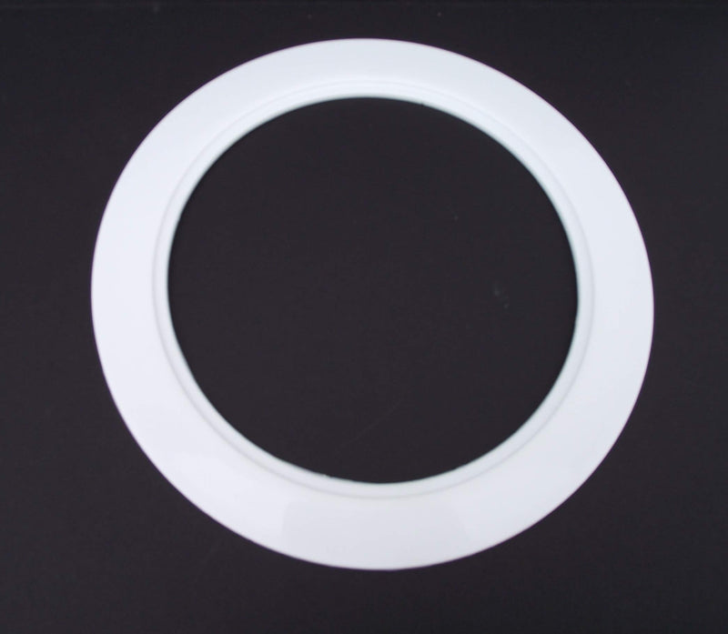 5 Pack-White Light Trim Ring Recessed Can 6" Inch Over Size Oversized Lighting Fixture