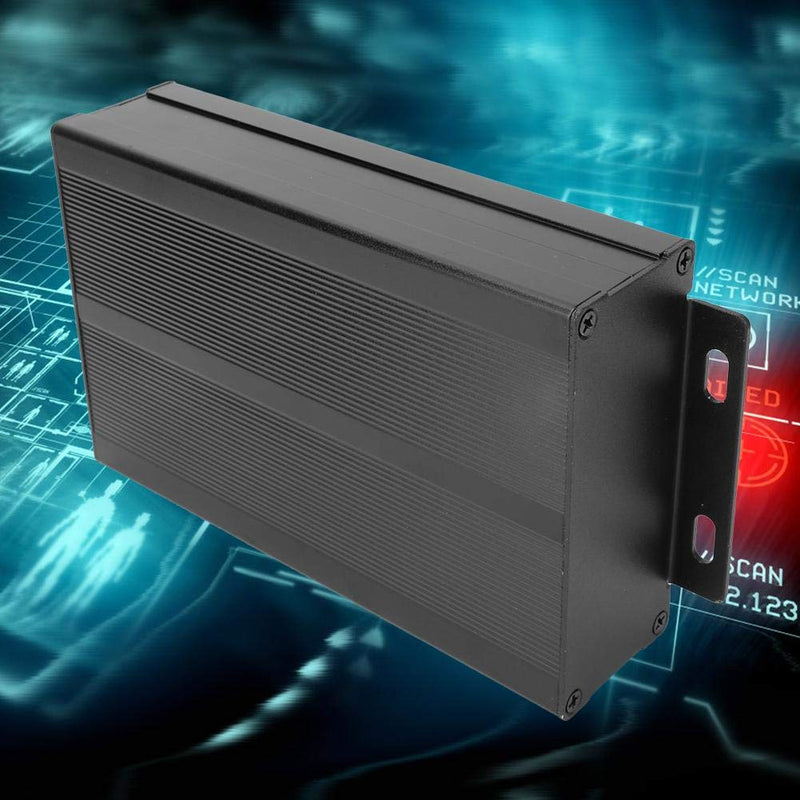 40x97x150mm Enclosure Electronic DIY Circuit Board Project Protective Box Aluminum Cooling Case for Power Amplifier Aluminum Box GPS Analyzer Housing Black