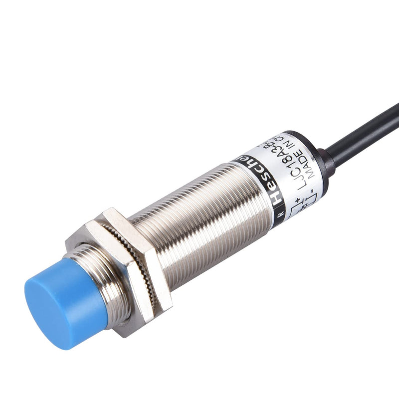 [AUSTRALIA] - Heschen M18 Capacitive Proximity Sensor Switch Non-Shield Type LJC18A3-B-Z/AX Detection 10mm 10-30VDC 200mA NPN Normally Closed(NC) 3 Wires 