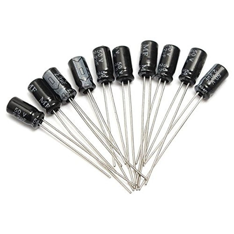 Electrolytic Capacitors Kit, Aluminum Radial Leads Capacitor Assorted Assortment Box Kit Set of 500-16V 25V 50V Capacitor, Range 0.1uF-1000uF, by Ltvystore