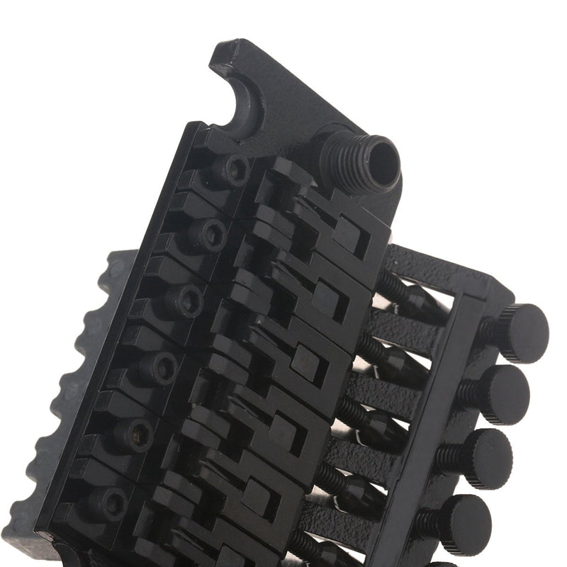 Musiclily Electric Guitar Double Locking Tremolo Bridge for Floyd Rose Style Replacement, Black