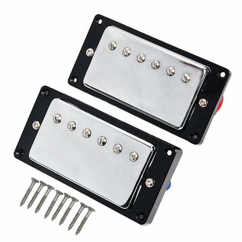 YMC Humbucker-Pickup-Chrome Humbucker Pickup Chrome for Les Paul Replacement