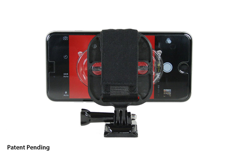 Action Mount - Universal Smartphone Mount Set Add-On for Video. Attach to Any Sport Camera Mount for Use with Phone While Hunting & Fishing. (Action Mount Setup) Action Mount Setup