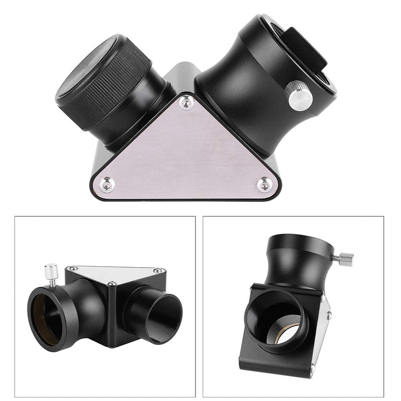 Diagonal Mirror, 1.25inch 90 Degree Dielectric Mirror Diagonal Adapter for Telescope Eyepiece Accessories