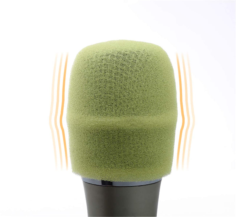 [AUSTRALIA] - Zzooi 100 PCS Disposable Foam Mic Cover Single Use Microphone Windscreen Foam Cover 